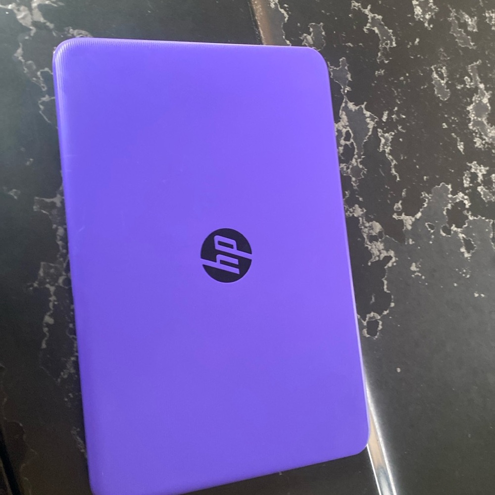 Hp laptop purple